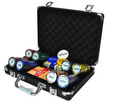 Juego de Fichas de Póker Texas Hold'em Profesional 14g - Set Completo para Casino - Image 8
