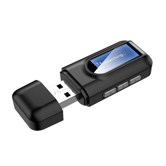 Adaptador Bluetooth para Audio de Computadora y TV con Pantalla LCD
