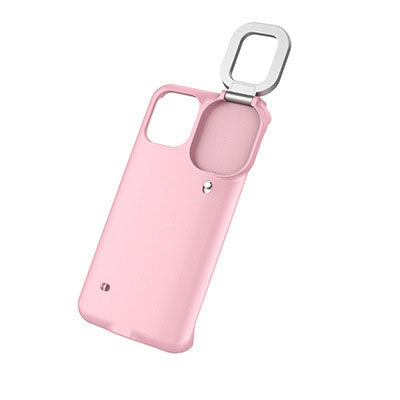 Funda iPhone 12 con Luz LED Anillo para Selfies y Transmisión en Vivo - Image 2