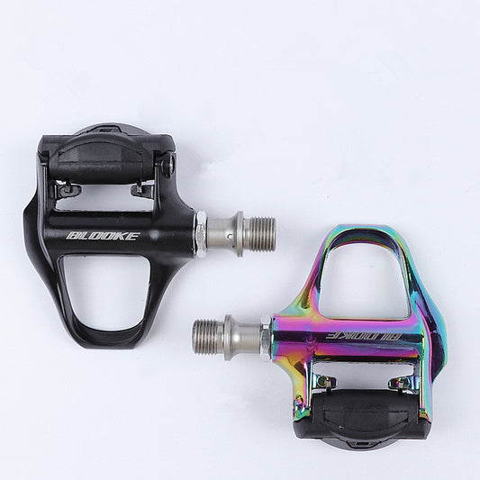 Pedales Autoblocantes SPD de Aluminio Electrochapado para Ruta