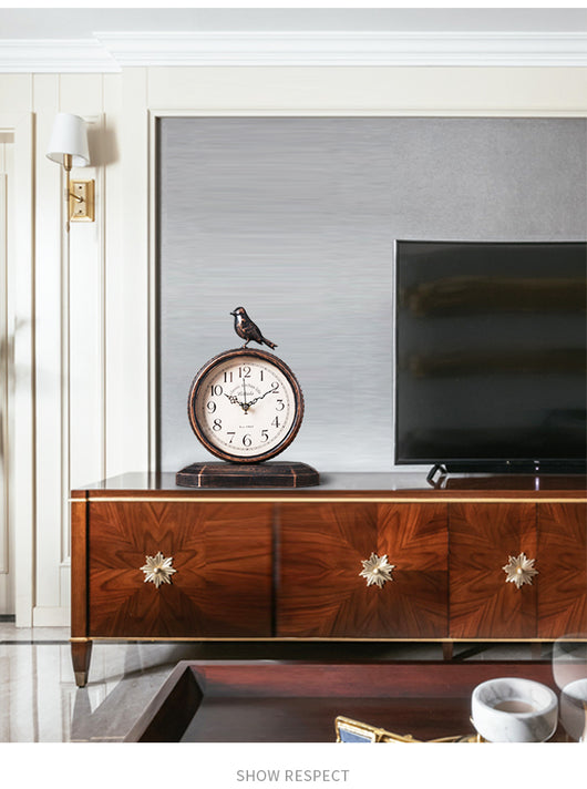 Reloj de Pared Decorativo Estilo Americano para Sala de Estar - Image 16