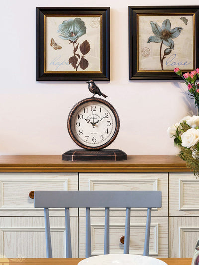 Reloj de Pared Decorativo Estilo Americano para Sala de Estar - Image 11