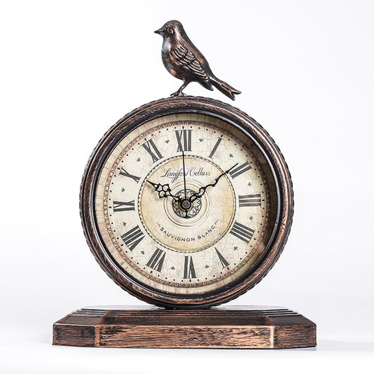 Reloj de Pared Decorativo Estilo Americano para Sala de Estar - Image 9