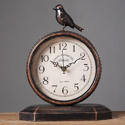 Reloj de Pared Decorativo Estilo Americano para Sala de Estar - Image 4