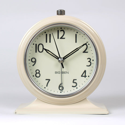 Reloj Despertador Silencioso Retro Grande de Péndulo para Mesita de Noche - Image 2