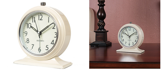 Reloj Despertador Silencioso Retro Grande de Péndulo para Mesita de Noche - Image 5
