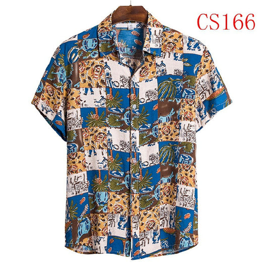 Camisa de Algodón Premium con Cuello Solapa - Colección Flores - Image 9