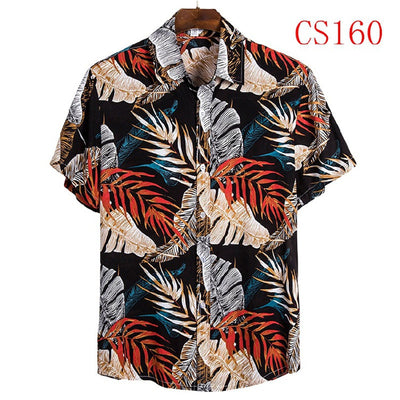 Camisa de Algodón Premium con Cuello Solapa - Colección Flores - Image 6