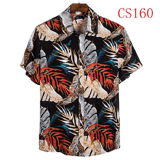 Camisa de Algodón Premium con Cuello Solapa - Colección Flores - Image 6