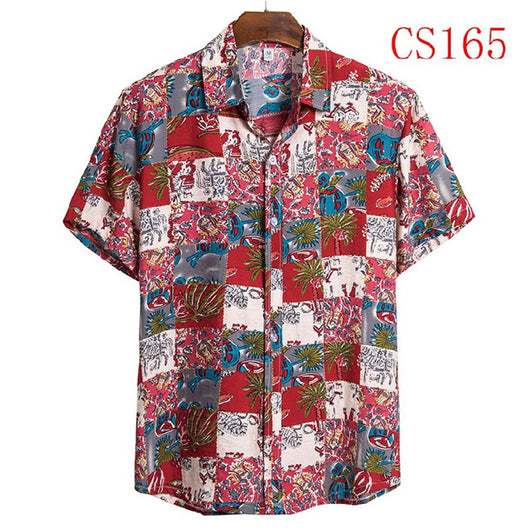 Camisa de Algodón Premium con Cuello Solapa - Colección Flores - Image 2