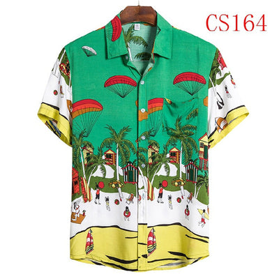 Camisa de Algodón Premium con Cuello Solapa - Colección Flores - Image 3