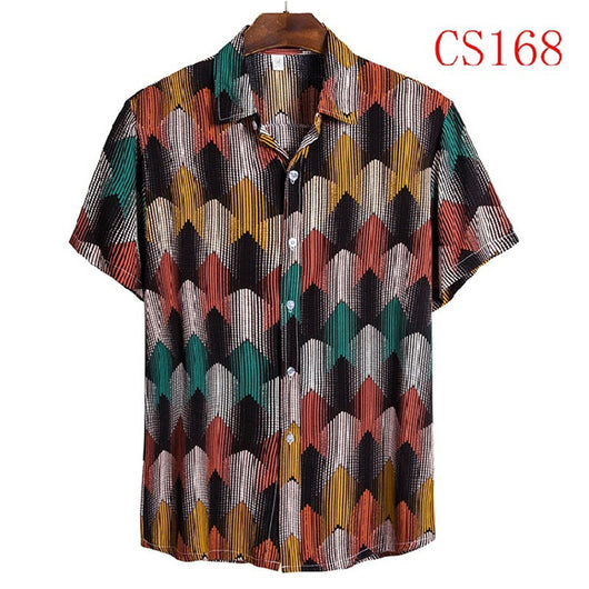 Camisa de Algodón Premium con Cuello Solapa - Colección Flores - Image 5