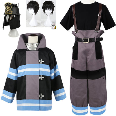 Traje Cosplay Bombero Anime Fire Brigade - Disfraz Oficial Sen Luo Nishibei - Image 12