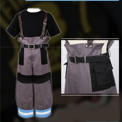Traje Cosplay Bombero Anime Fire Brigade - Disfraz Oficial Sen Luo Nishibei - Image 10
