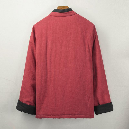Chaqueta Acolchada Hanfu de Algodón y Lino - Image 8