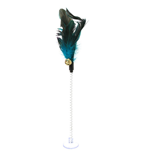 Juguete Interactivo para Gatos con Pluma y Resorte - Image 12