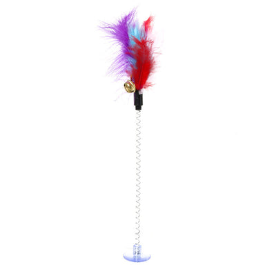 Juguete Interactivo para Gatos con Pluma y Resorte - Image 10