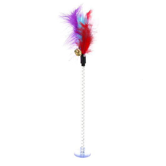 Juguete Interactivo para Gatos con Pluma y Resorte - Image 10