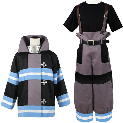 Traje Cosplay Bombero Anime Fire Brigade - Disfraz Oficial Sen Luo Nishibei - Image 6