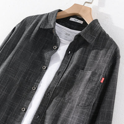 Camisa Elegante de Manga Larga para Hombre - Cuatro Estaciones - Image 9