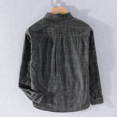 Camisa Elegante de Manga Larga para Hombre - Cuatro Estaciones - Image 10