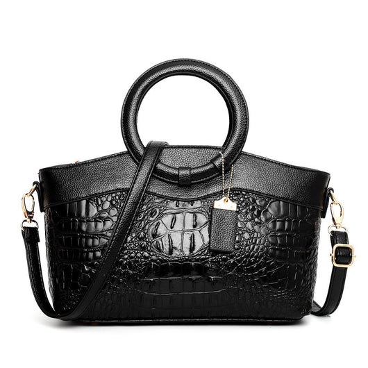 Bolso de Moda Europeo para Mujer con Patrón de Piedra y Asa Diagonal - Image 5