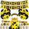 Kit Decorativo Temático de Fiesta en Cuarentena con Globos Virus, Banderines y Toppers para Pastel