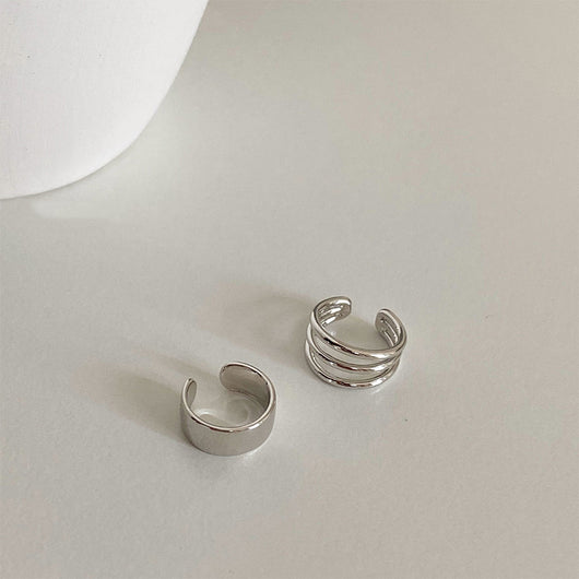 Aretes de Clip Cruzados Elegantes para Mujeres - Image 14