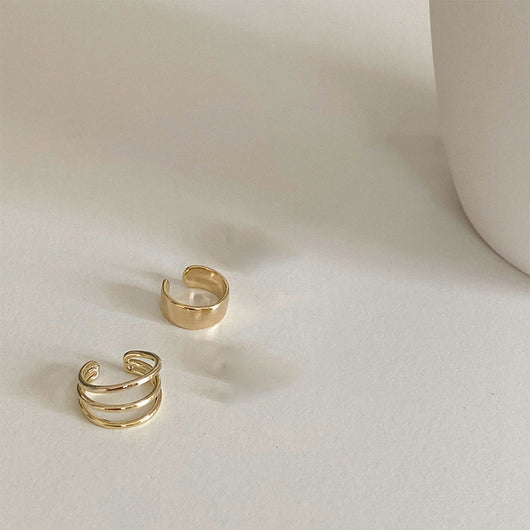 Aretes de Clip Cruzados Elegantes para Mujeres - Image 5