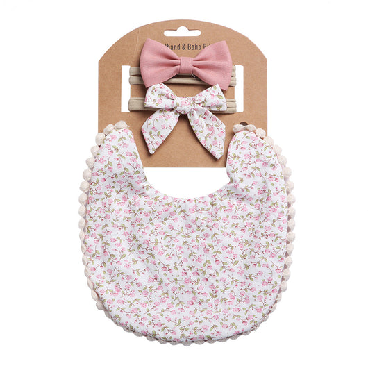 Babero Doble Cara de Algodón y Lino para Bebé con Bolsillo Absorbente - Image 16