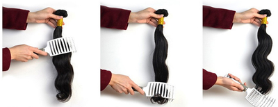 Peluca de Cabello Humano Natural Ondas Sueltas - Image 7
