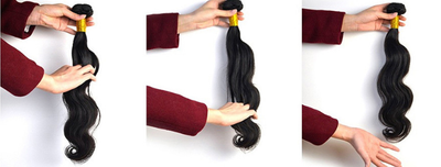 Peluca de Cabello Humano Natural Ondas Sueltas - Image 8
