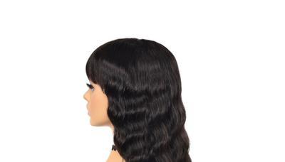 Peluca de Cabello Humano Natural Ondas Sueltas - Image 10