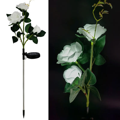 Lámpara Solar LED Decorativa Flores de Loto y Tulipanes - Luz Impermeable para Jardín - Image 16