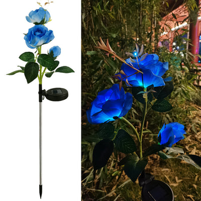 Lámpara Solar LED Decorativa Flores de Loto y Tulipanes - Luz Impermeable para Jardín - Image 17