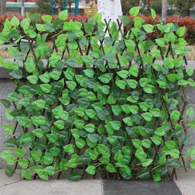 Cerca Decorativa de Madera Extensible para Jardín
