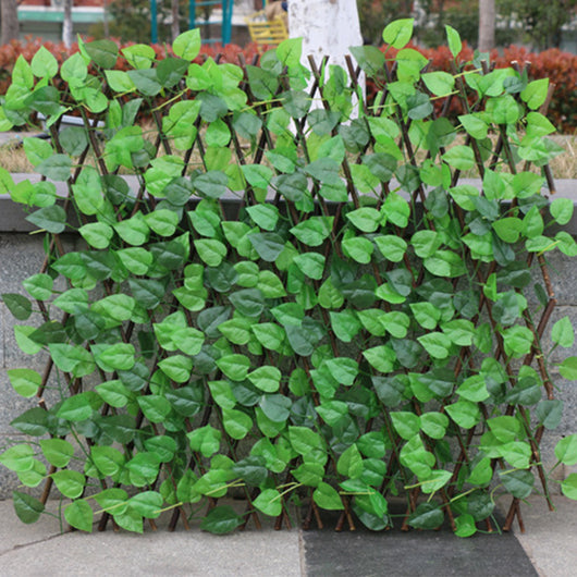 Cerca Decorativa de Madera Extensible para Jardín