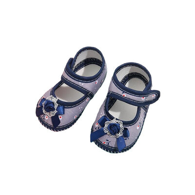 Zapatos de Bebé con Moño y Velcro - Suela Suave Primavera Otoño Unisex - Image 5