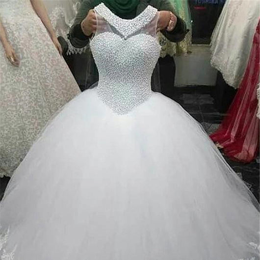 Vestido de Novia Coreano Elegante Cintura Media - Estilo Princesa Europeo - Image 6