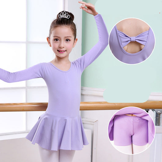 Ropa de Danza Infantil: Tutú Corto de Manga Corta para Niñas - Image 28