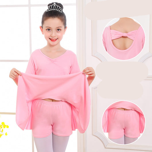 Ropa de Danza Infantil: Tutú Corto de Manga Corta para Niñas - Image 15