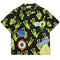 Camisa Estival Japonesa Suelta de Manga Corta con Estampado Digital para Hombre