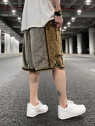 Shorts Hip-Hop de Terciopelo con Bordado - Pantalones Cortos Deportivos Holgados para Hombre - Image 6