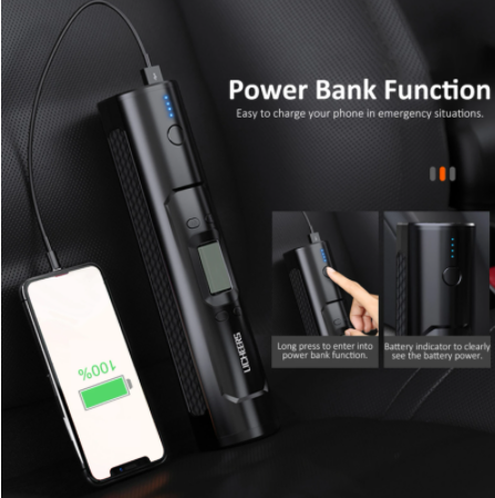 Compresor de Aire Portátil Inalámbrico para Auto con Pantalla Digital - Image 2