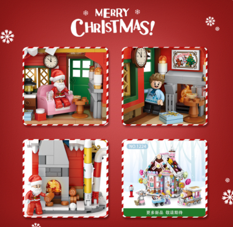 Bloques de Construcción Navideños - Juguetes Educativos para Niños - Image 12