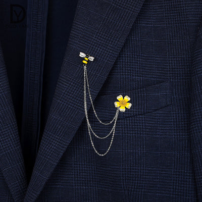 Broche Abeja Lujo Coreano - Alfiler Decorativo Cadena para Blusa y Accesorios - Image 16
