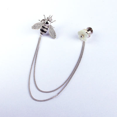Broche Abeja Lujo Coreano - Alfiler Decorativo Cadena para Blusa y Accesorios - Image 15