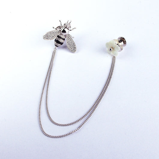 Broche Abeja Lujo Coreano - Alfiler Decorativo Cadena para Blusa y Accesorios - Image 15