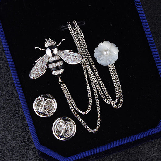 Broche Abeja Lujo Coreano - Alfiler Decorativo Cadena para Blusa y Accesorios - Image 23