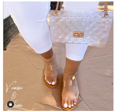 Sandalias Planas Estampado Animal Talla Grande - Diseño Europeo Moderno - Image 10